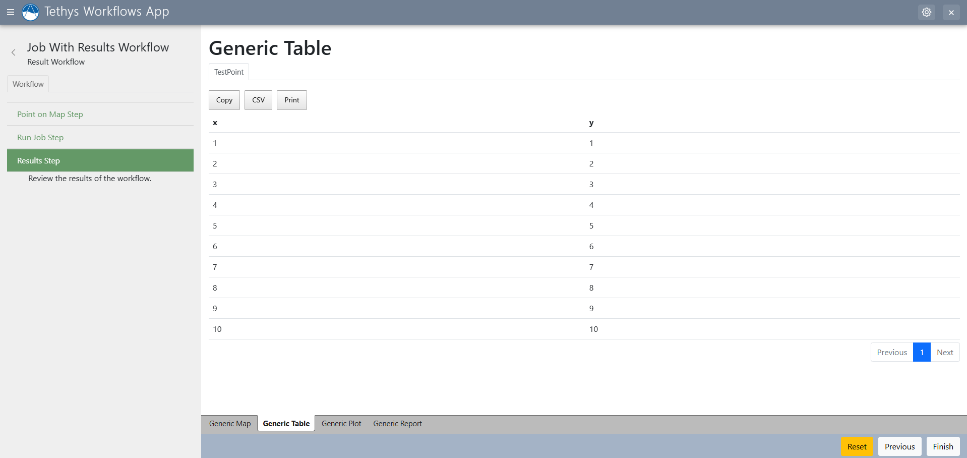 Dataset Result Screenshot