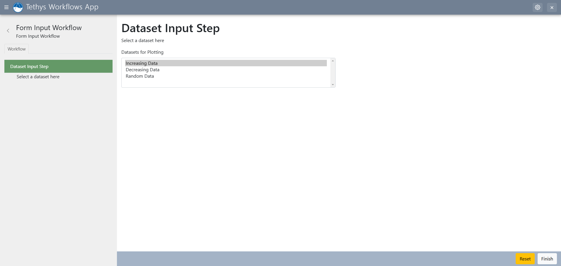 Form Input Step Screenshot