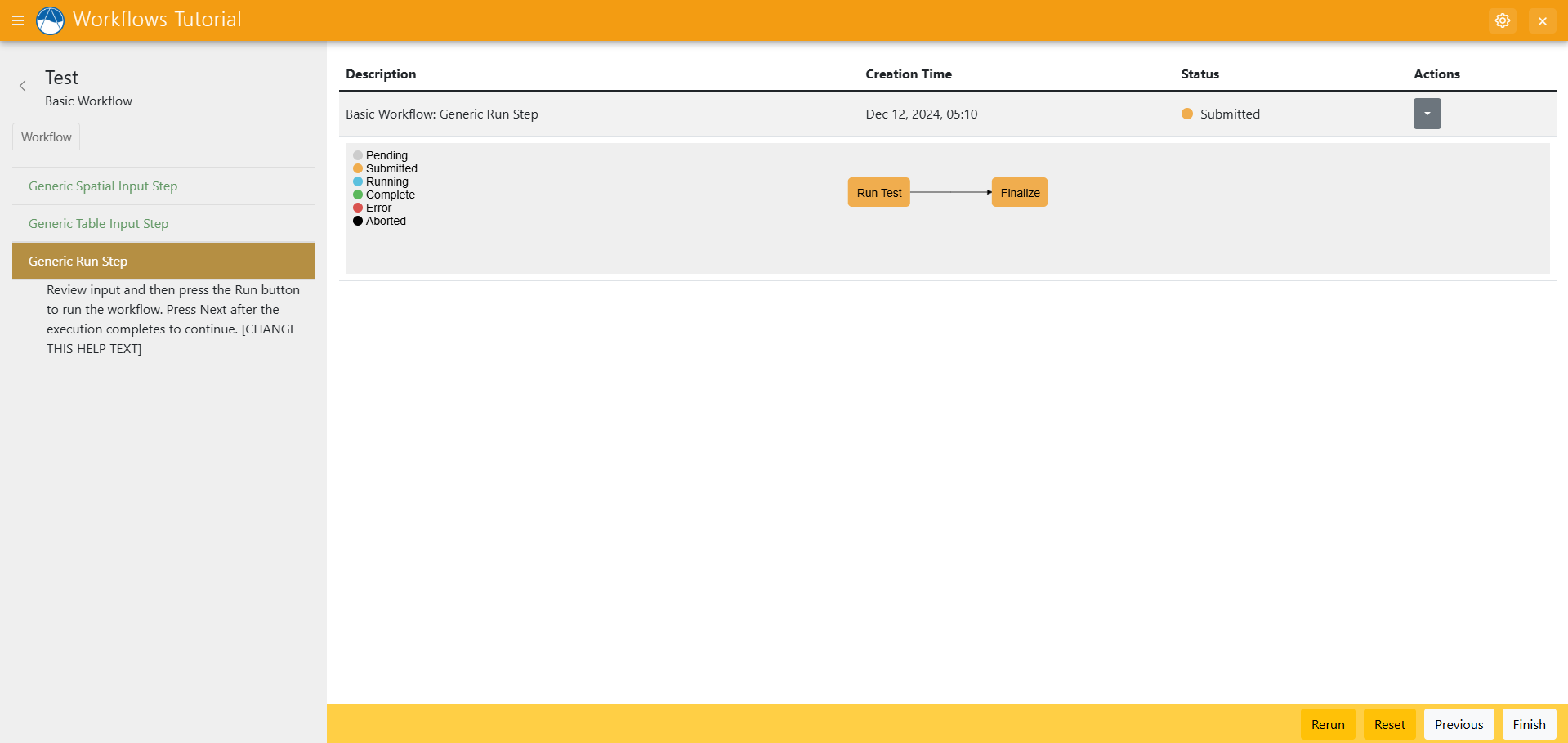Workflow Job Running